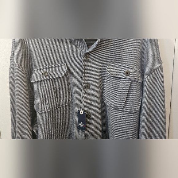 Johnnie O Carl Stretch Flannel Lodge Shirt Men's Size Medium - Picture 6 of 13